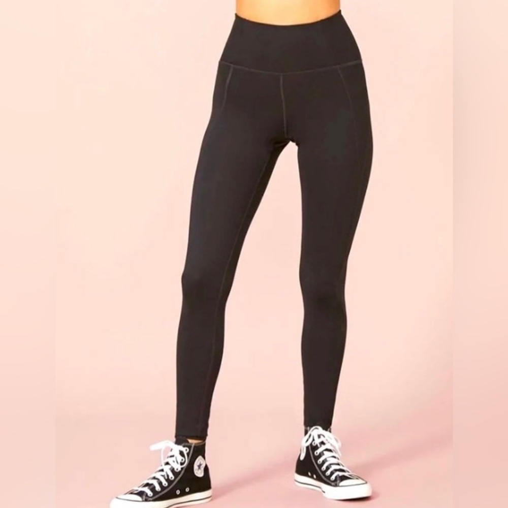 Full-Length Black Compressive High-Rise Legging Girlfriend Collective